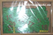 Cocodrilo de números de madera 1